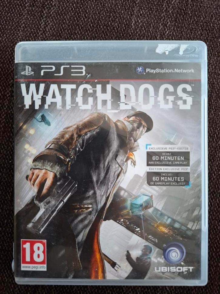 PS3 Watch dogs (compleet), Games en Spelcomputers, Games | Sony PlayStation 3, Zo goed als nieuw, Ophalen of Verzenden