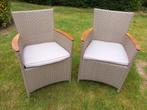 Paire de fauteuil de jardin/terrasse, Ophalen, Gebruikt, Hout