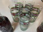 Retro cola glas, Verzamelen, Glas en Drinkglazen, Ophalen