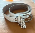 Witte riem, Ophalen, 3 tot 5 cm, Wit, 90 tot 100 cm