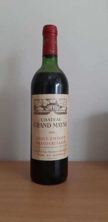 Chateau Grand Mayne 1981 beschikbaar voor biedingen