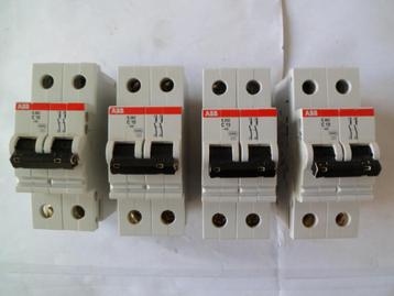 ABB Automatic S 262 C10, 10 A, 400 VAC, 2 pôles, comme neuf,