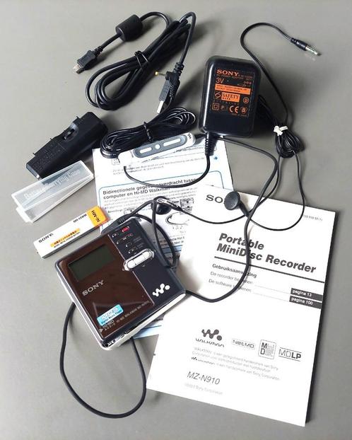Sony Hi-MD WALKMAN MZ-RH910 MD-speler/recorder, Audio, Tv en Foto, Walkmans, Discmans en Minidiscspelers, Minidisc-recorder, Ophalen of Verzenden