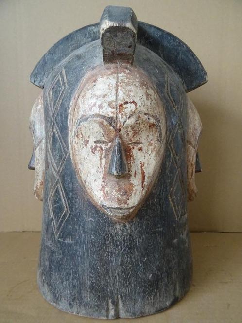 Afrikaans masker Fang masker Gabon Fang helm masker Gabon, Antiek en Kunst, Kunst | Niet-Westerse kunst, Ophalen of Verzenden