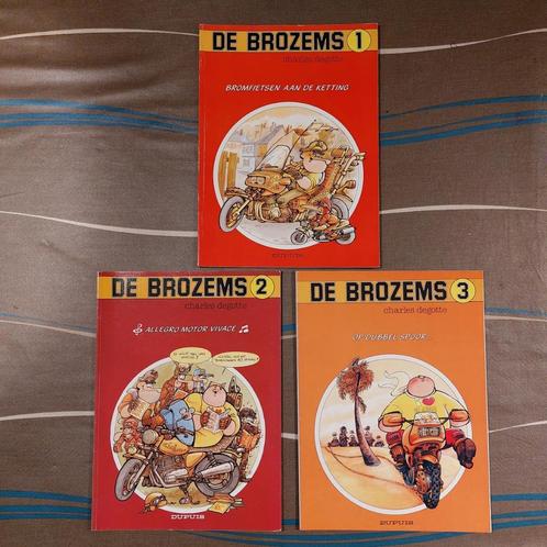 De Brozems (Charles Degotte): 3 stripalbums (nrs. 1-2-3), Boeken, Stripverhalen, Gelezen, Meerdere stripboeken, Ophalen of Verzenden