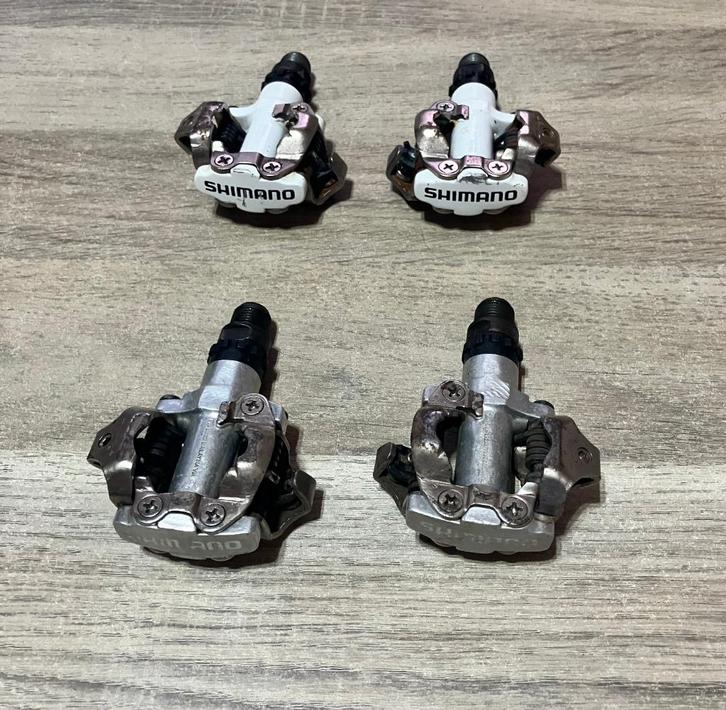 klikpedalen shimano, Fietsen en Brommers, Fietsonderdelen, Gebruikt, Algemeen, Crankstel of Pedalen, Ophalen