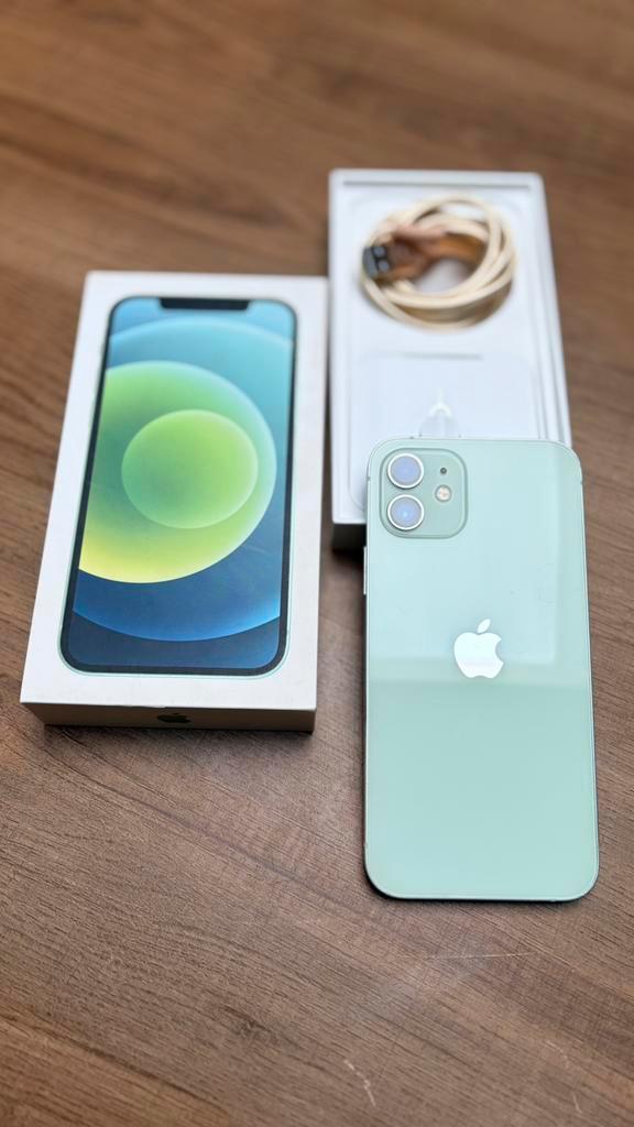 Iphone 12, Telecommunicatie, Mobiele telefoons | Apple iPhone, Gebruikt, 64 GB, Zonder abonnement, iPhone 12, Groen, Ophalen