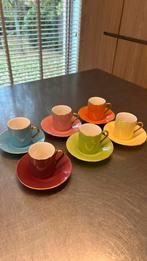 Set van 6 intacte, vintae espresso tasjes, Ophalen