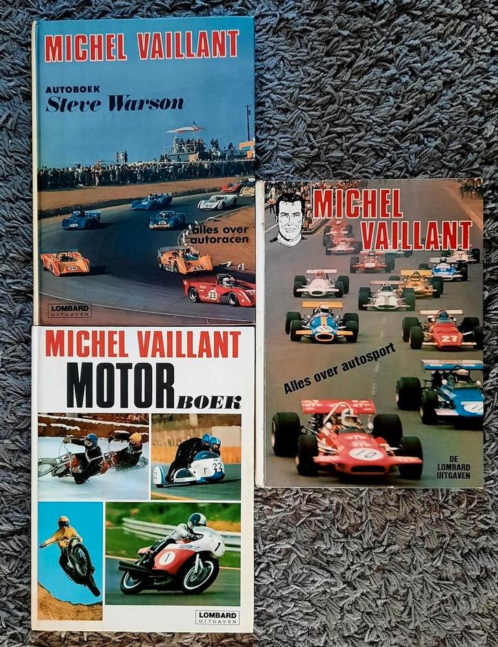 3 livres sur le sport automobile de Michel Vaillant — Lombar, Livres, BD, Enlèvement ou Envoi