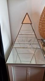 Glazen etagere/ vitrine, Huis en Inrichting, Kasten | Vitrinekasten, Ophalen, Gebruikt