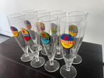 8 Originele Vedett glazen, Ophalen, Nieuw, Bierglas