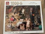 Puzzel katten, Hobby en Vrije tijd, Ophalen, 500 t/m 1500 stukjes, Zo goed als nieuw, Legpuzzel