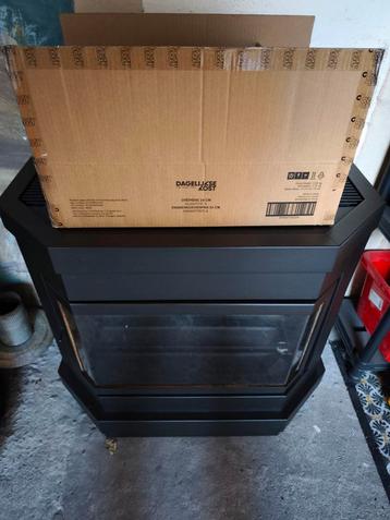Aardgaskachel te koop, Huis en Inrichting, Kachels, Ophalen, Zo goed als nieuw, Pelletkachel
