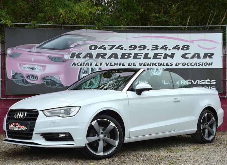 Audi A3 Cabriolet 1.6 TDi Sport NAV SENS AR CLIM 96.176KM, Auto's, Audi, Bedrijf, Te koop, A3, ABS, Airbags, Airconditioning, Bluetooth
