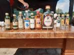 10 miniatuur alcohol flessjes vol, Ophalen, Zo goed als nieuw
