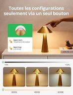Lampe de table LED | sans fil | LIVRAISON GRATUITE, Neuf, -, BOJIM, -