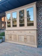 Eiken buffetkast/vitrinekast GRATIS LEVERING, Ophalen of Verzenden, Zo goed als nieuw