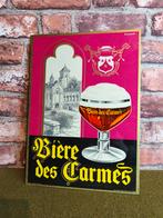 Carton publicitaire bières des carmes, Collections, Enlèvement ou Envoi