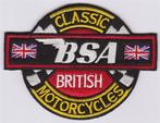 BSA Classic British motorcycles stoffen opstrijk patch emble, Envoi, Neuf