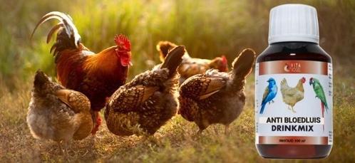Mélange à boisson anti-acariens rouges 100 ml - Vita Vogel, Animaux & Accessoires, Volatiles, Poule ou poulet