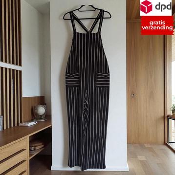 Jumpsuit zwart wit XL beschikbaar voor biedingen