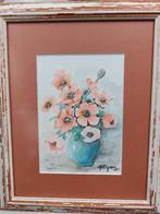 aquarel vaas met bloemen, Ophalen