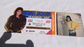 Vintage concertticket voor Michael Jackson 1988 beschikbaar voor biedingen