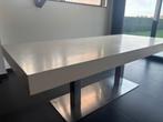 moderne eettafel GRATIS af te halen te Riemst gebruikssporen, Ophalen, Gebruikt, 100 tot 150 cm, 200 cm of meer