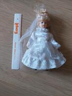 Porseleinen popje (bruid) van ongeveer 15 cm, Verzamelen, Poppen, Ophalen