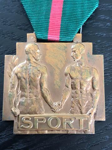 Belgische medaille sport B Boudewijn beschikbaar voor biedingen