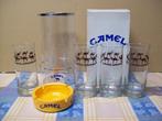 Camel Asbak - Glas Glazen - Cendrier ijsemmer Retro Vintage, Gebruikt, Ophalen of Verzenden, Asbak