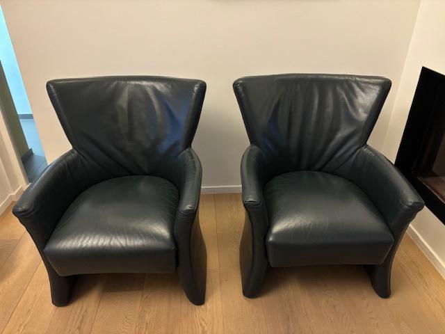 Mobilier, Maison & Meubles, Fauteuils, Utilisé, Cuir, Enlèvement