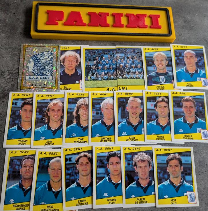 AUTOCOLLANTS PANINI FOOTBALL 97 19 1997 KAA GENT FOOTBALL, Hobby & Loisirs créatifs, Autocollants & Images, Neuf, Envoi