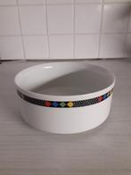 Schaal wit in porselein Arzberg H 7 cm L  17 cm, Ophalen, Zo goed als nieuw, Porselein, Kom(men)