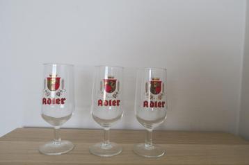 3 glazen Adler beschikbaar voor biedingen