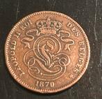 2 cents 1870 Leopold 2, Enlèvement ou Envoi