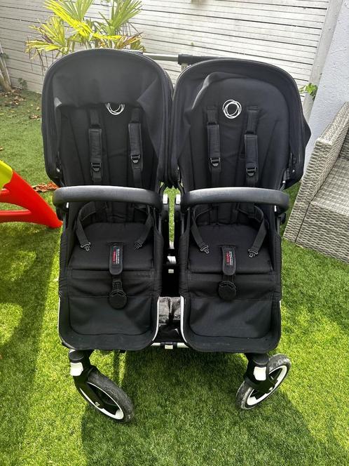 Bugaboo donkey duo, Enfants & Bébés, Buggys, Utilisé, Autres marques, Modèle duo, Protection de pluie, Dossier réglable, Couverture pieds