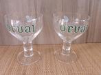 2 verres orval verts, Collections, Marques de bière, Enlèvement, Comme neuf