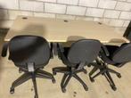 BUREAUTAFELS 12 ST MET 36 STOELEN, Huis en Inrichting, Ophalen of Verzenden, Gebruikt, Bureau