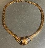 Vintage halsketting merk Lanvin, Bijoux, Sacs & Beauté, Colliers, Enlèvement ou Envoi, Utilisé, Autres couleurs, Autres matériaux