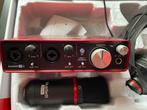 Muziek Focusrite Scarlette, Computers en Software, Geluidskaarten, Ophalen, Zo goed als nieuw, Focusrite