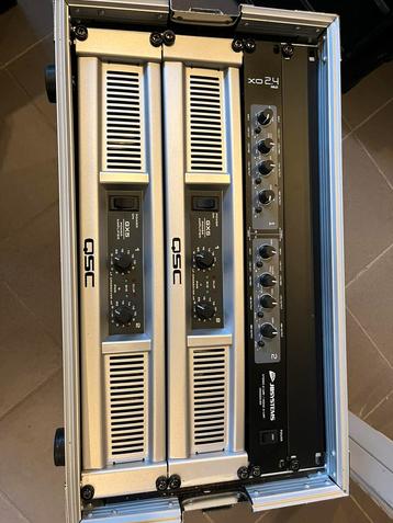 Set 2x qsc gx5 met cross over in case beschikbaar voor biedingen