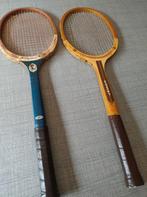2 vintage houten tennisrackets: Slazenger victory en Dunlop, Sport en Fitness, Ophalen, Gebruikt