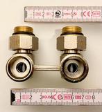 Kit de raccordement de radiateur coudé en H  1/2 x 3/4, Enlèvement ou Envoi, Neuf, Moins de 200 watts, Autres types