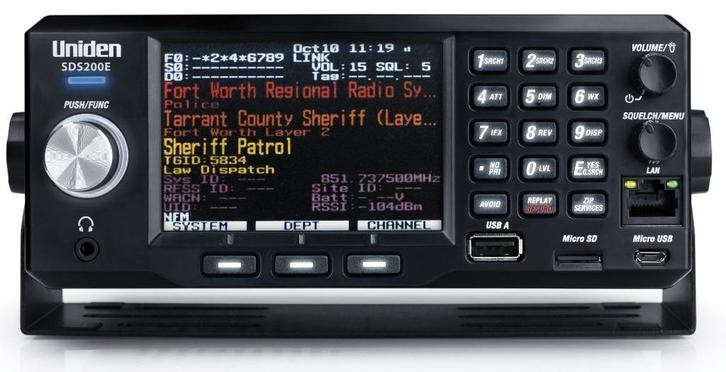 Uniden SDS200E Digitale DMR-NXDN-PROVOICE-dPMR 25-1,3Ghz, Telecommunicatie, Zenders en Ontvangers, Nieuw, Ontvanger, Verzenden