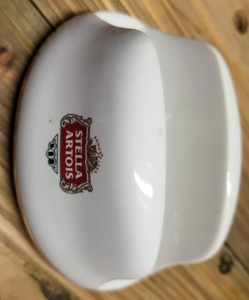 Stella Artois porseleinen bierkaarthouder, Verzamelen, Biermerken, Zo goed als nieuw, Stella Artois, Ophalen of Verzenden