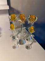 Kristallen rozen geel, Antiek en Kunst, Ophalen of Verzenden