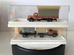 BREKINA - MAGIRUS TRUCK + MERCEDES-BENZ VRACHTWAGEN - 1:87, Verzenden, Nieuw, Bus of Vrachtwagen, Brekina