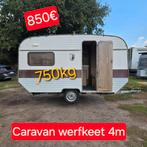 Caravan 750kg Rijbewijs B foodtruck werfkeet bouw trailer 4m, Caravans en Kamperen, Caravans, Bedrijf