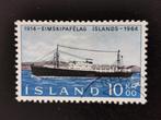 Ijsland 1964 - Ijslandse stoombootcompagnie - scheepvaart, IJsland, Ophalen of Verzenden, Gestempeld